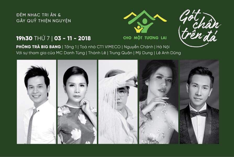 Thăng hoa cùng nghệ thuật với đêm nhạc thiện nguyện “Gót chân trên đá”